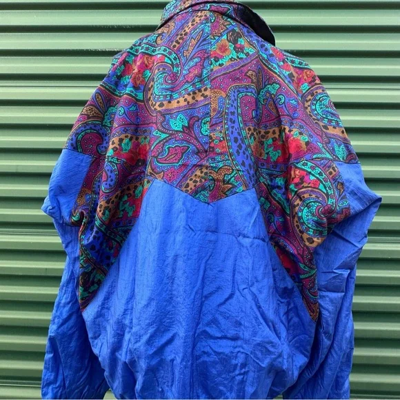Lavon by Cheerful Corp Vintage 80s/90s Bomber Style Jacket Windbreaker Track - Picture 5 of 15
